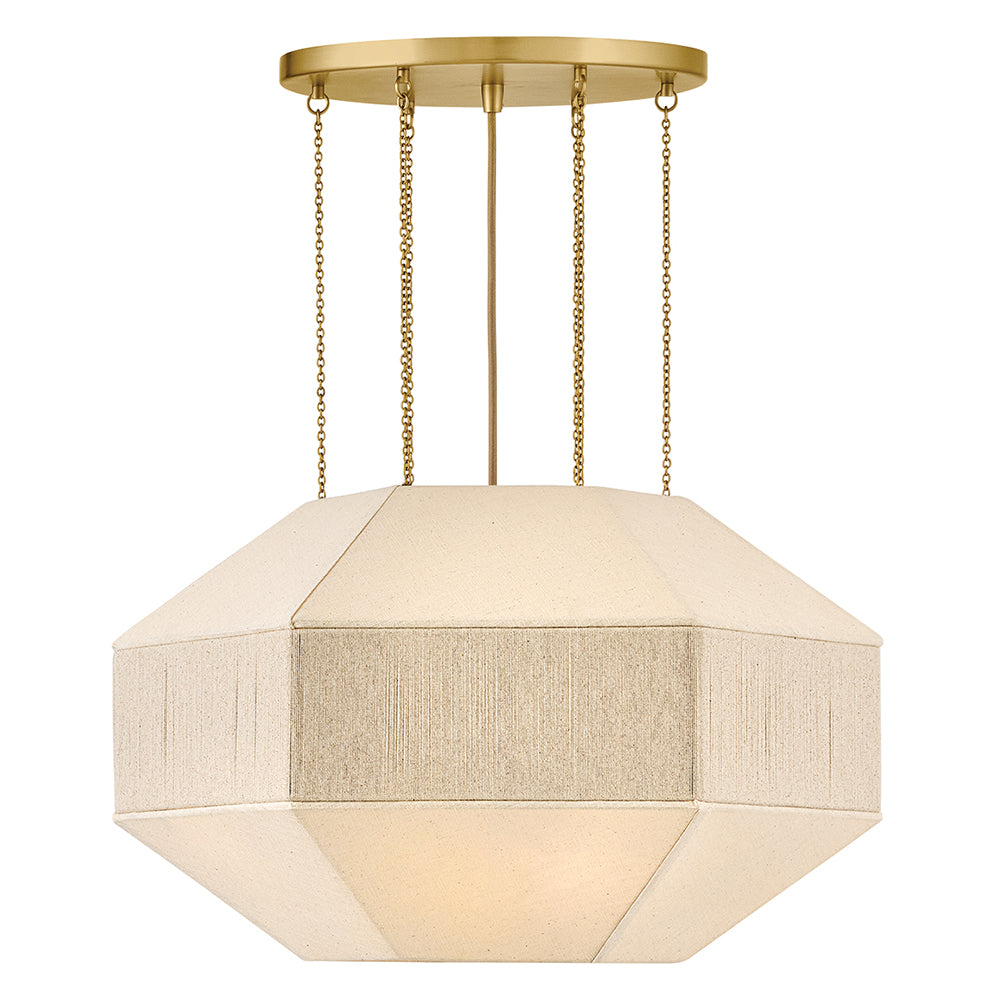 HINKLEY, LYLA DRUM CHANDELIER, PENDANT LIGHT