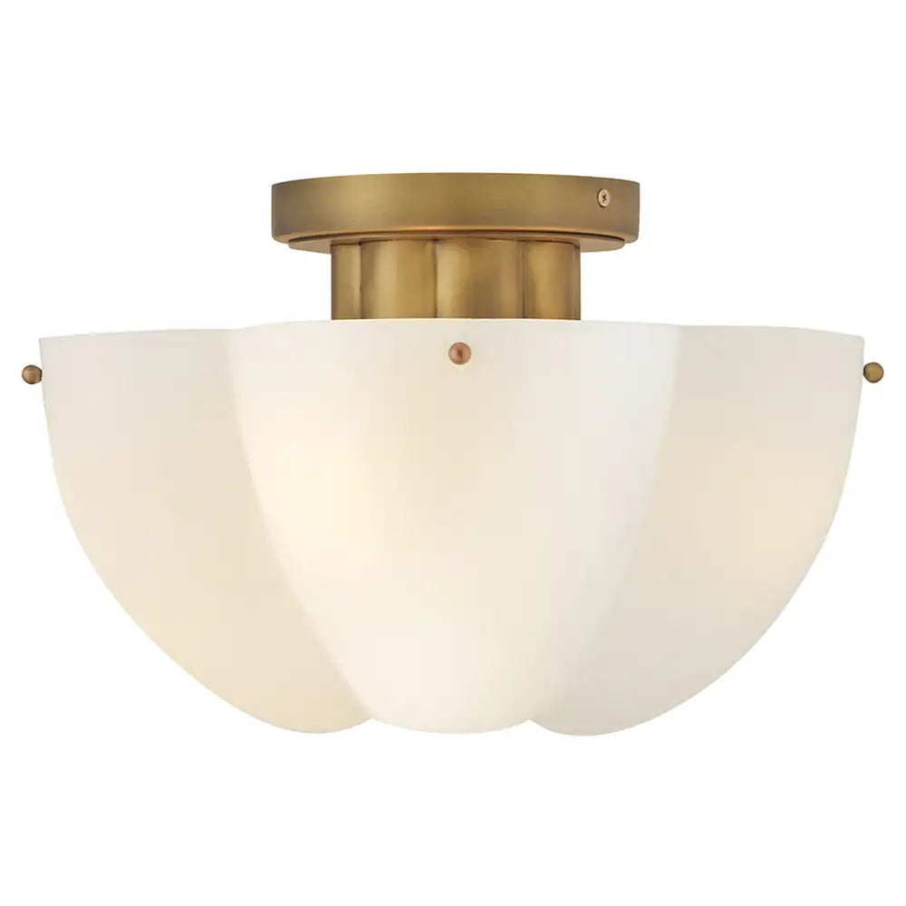 HINKLEY, BECCA SEMI-FLUSH MOUNT, FLUSH MOUNT CEILING LIGHTS