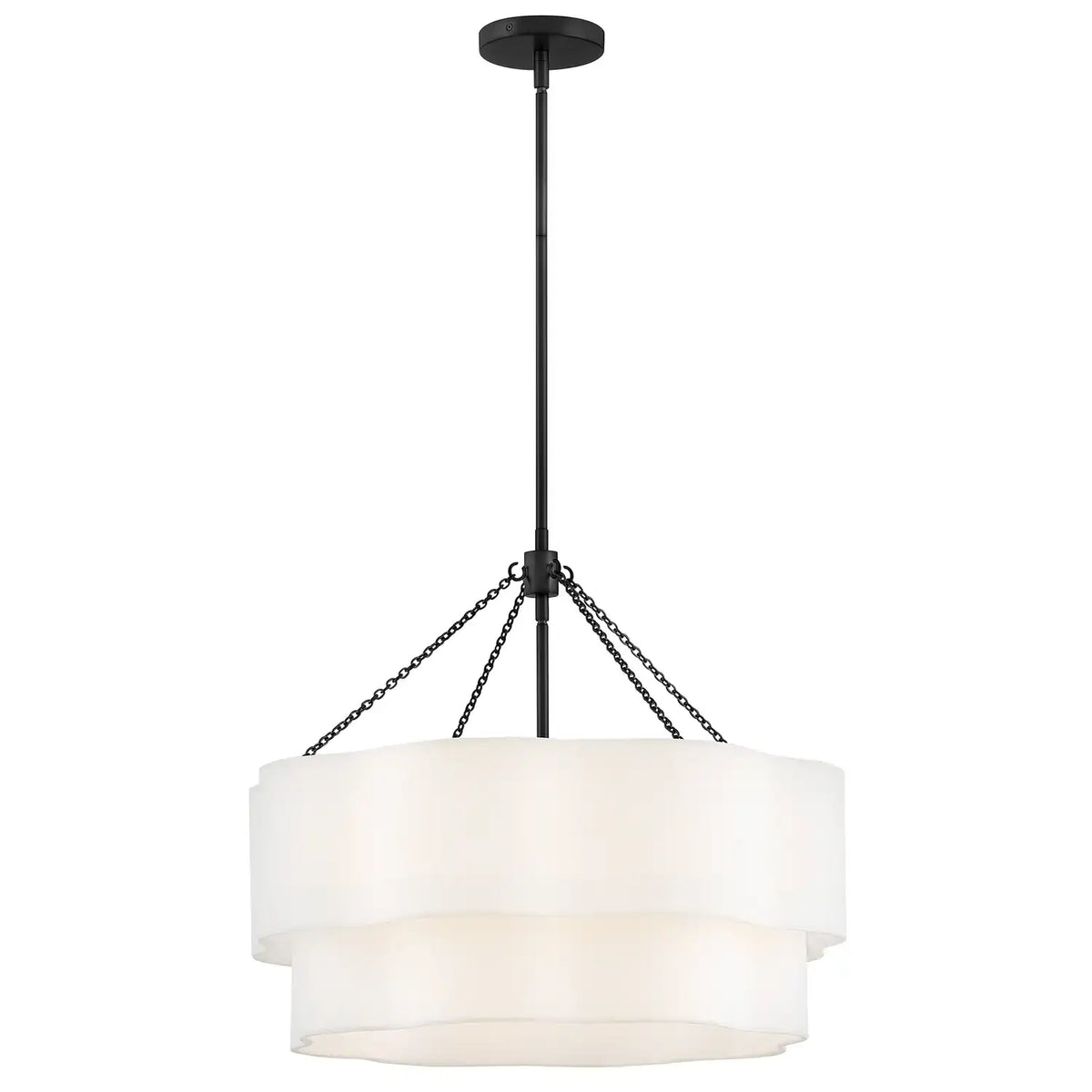 HINKLEY, GWEN DRUM CHANDELIER, CHANDELIER LIGHT