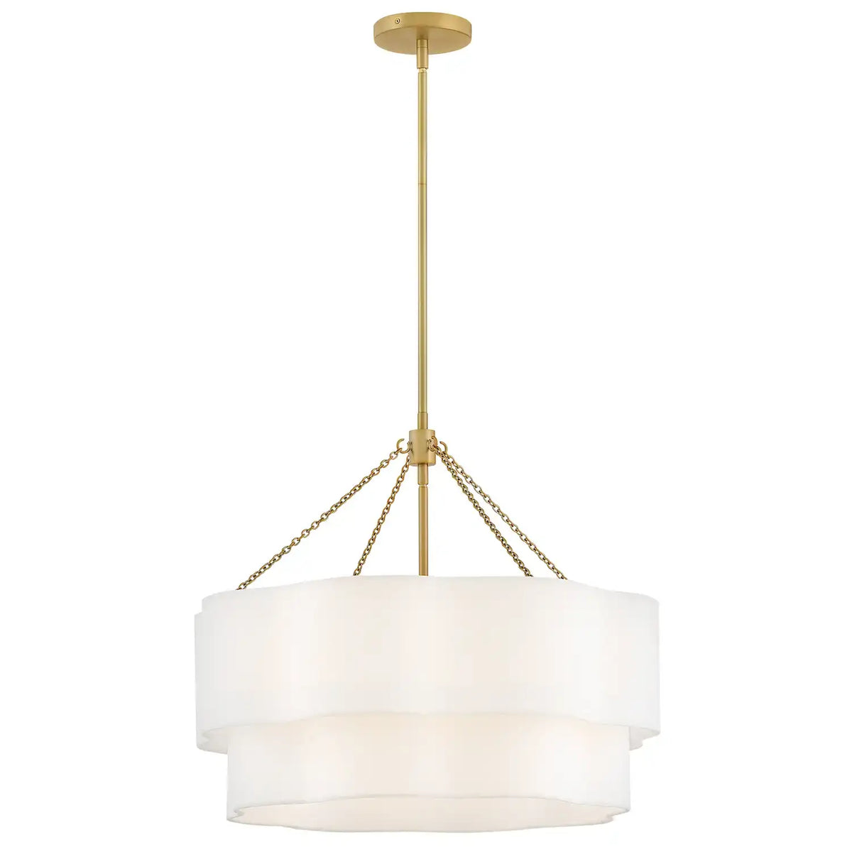 HINKLEY, GWEN DRUM CHANDELIER, CHANDELIER LIGHT