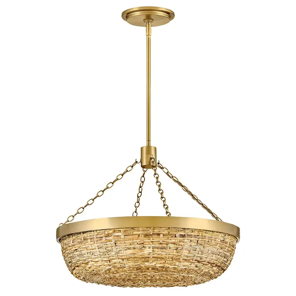 HINKLEY, SANIBEL CONVERTIBLE SEMI-FLUSH MOUNT, PENDANT LIGHT