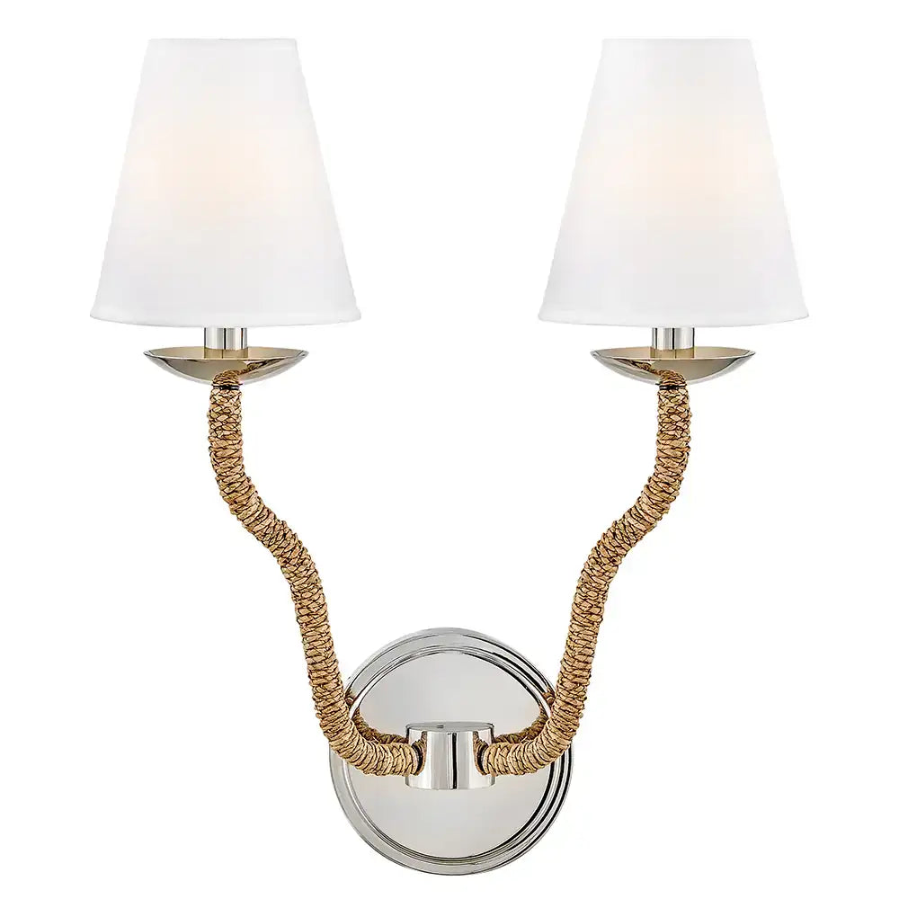 HINKLEY, HARWICH TWO LIGHT SCONCE, WALL SCONCES