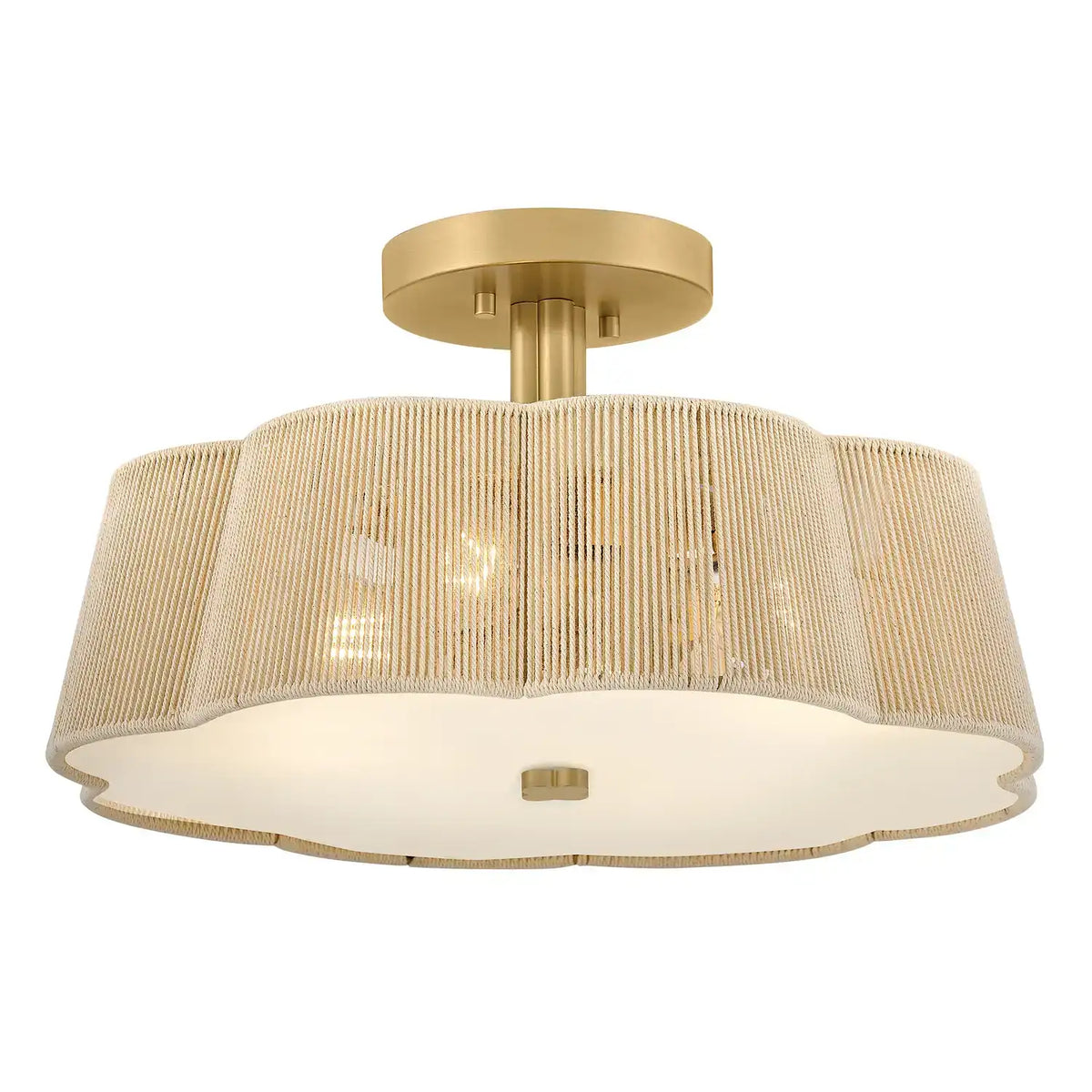 HINKLEY, SASHA SEMI-FLUSH MOUNT, FLUSH MOUNT CEILING LIGHTS