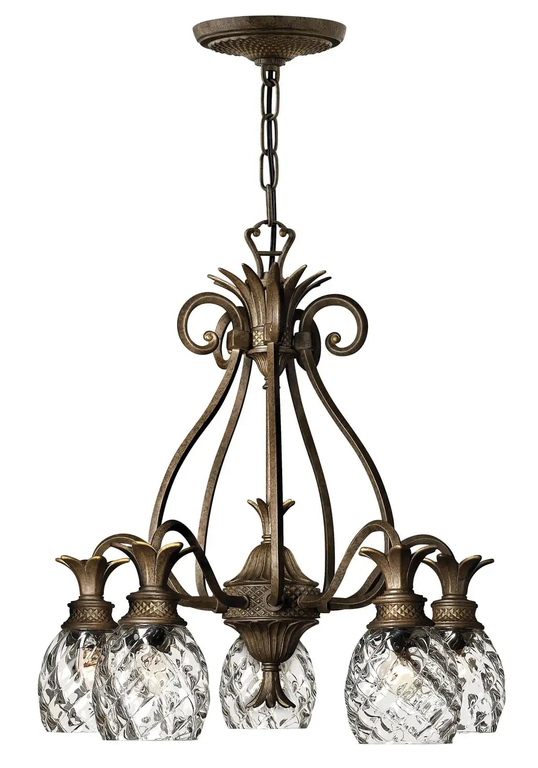 HINKLEY, PLANTATION SINGLE TIER CHANDELIER, CHANDELIER LIGHT