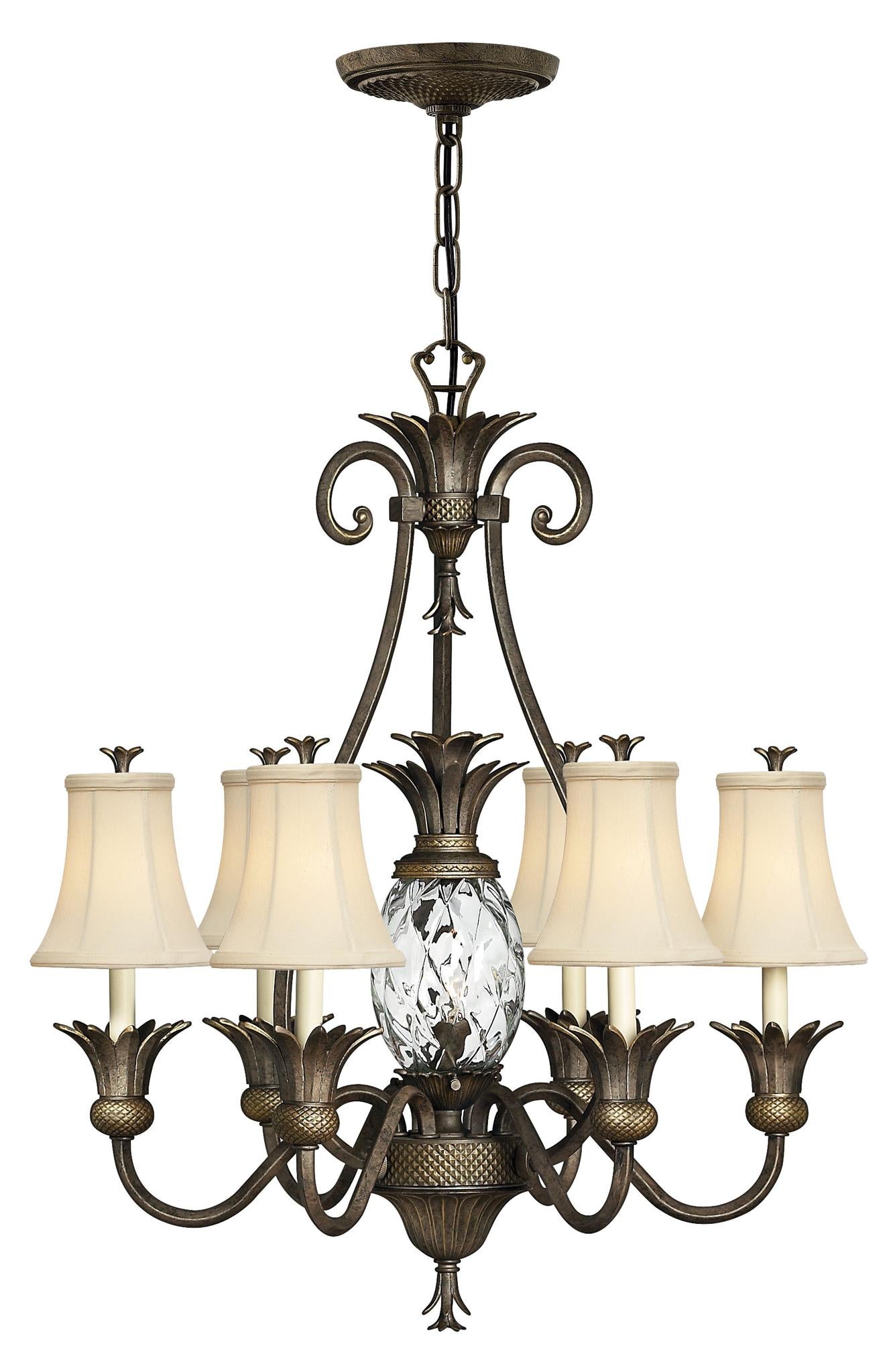 HINKLEY, PLANTATION SINGLE TIER CHANDELIER, PENDANT LIGHT