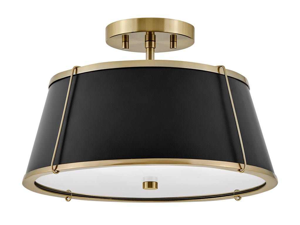 HINKLEY, CLARKE SEMI-FLUSH MOUNT, FLUSH MOUNT CEILING LIGHTS 