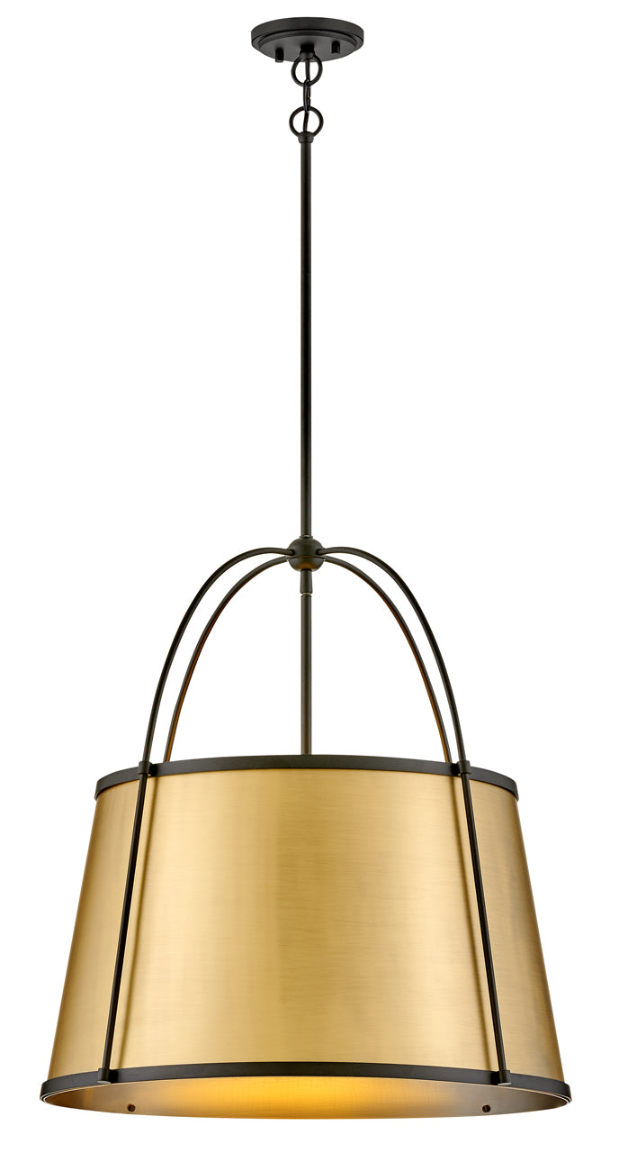 HINKLEY, CLARKE DRUM PENDANT CHANDELIER, PENDANT LIGHT