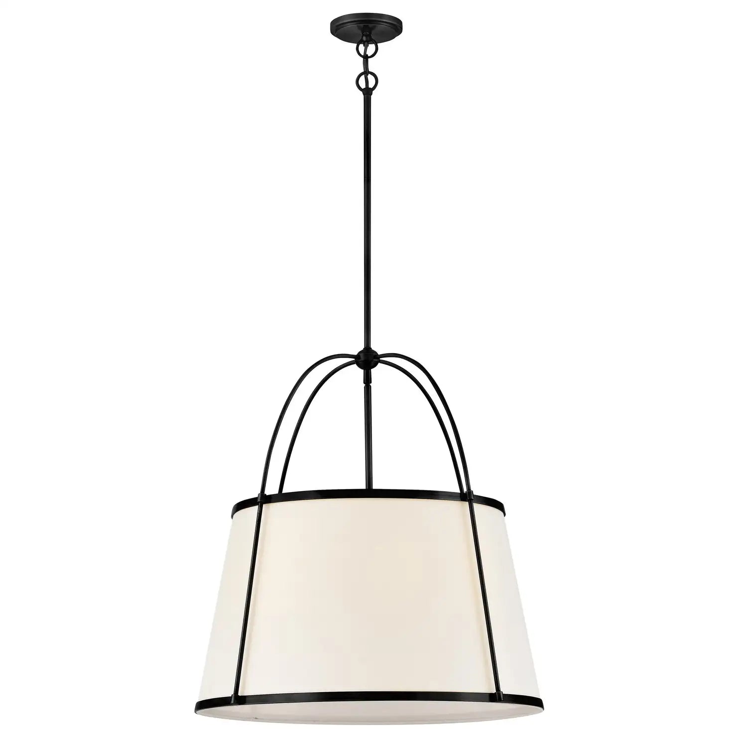 HINKLEY, CLARKE DRUM PENDANT CHANDELIER, PENDANT LIGHT