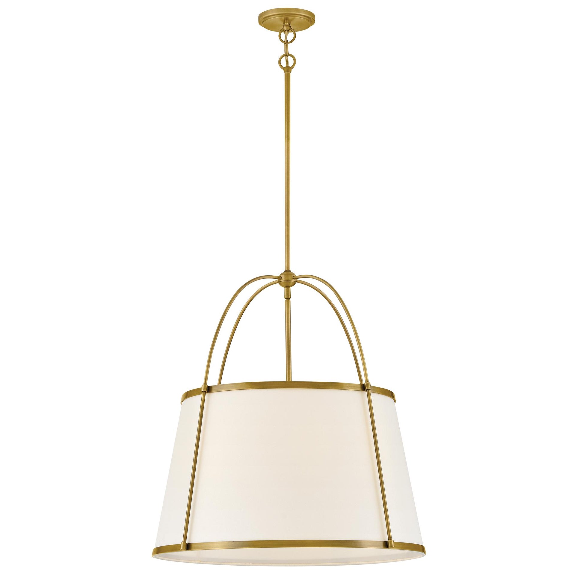 HINKLEY, CLARKE DRUM PENDANT CHANDELIER, PENDANT LIGHT