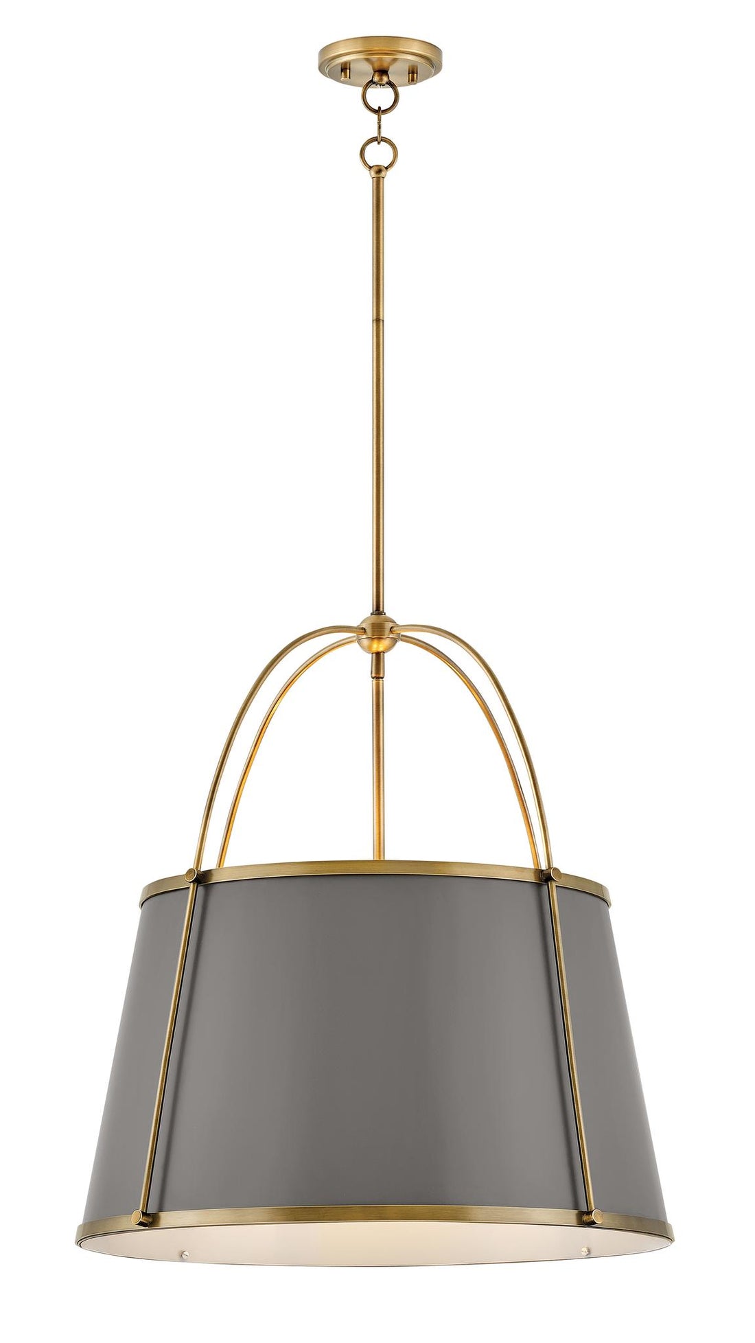 HINKLEY, CLARKE DRUM PENDANT CHANDELIER, PENDANT LIGHT