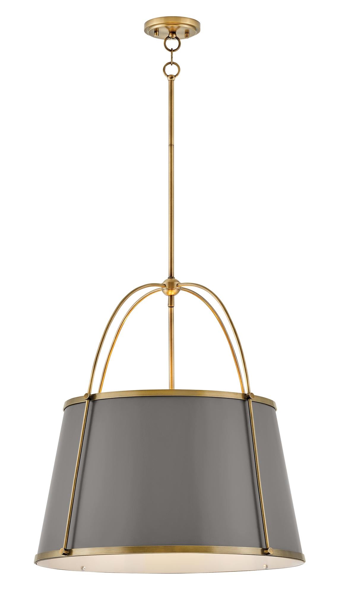 HINKLEY, CLARKE DRUM PENDANT CHANDELIER, PENDANT LIGHT
