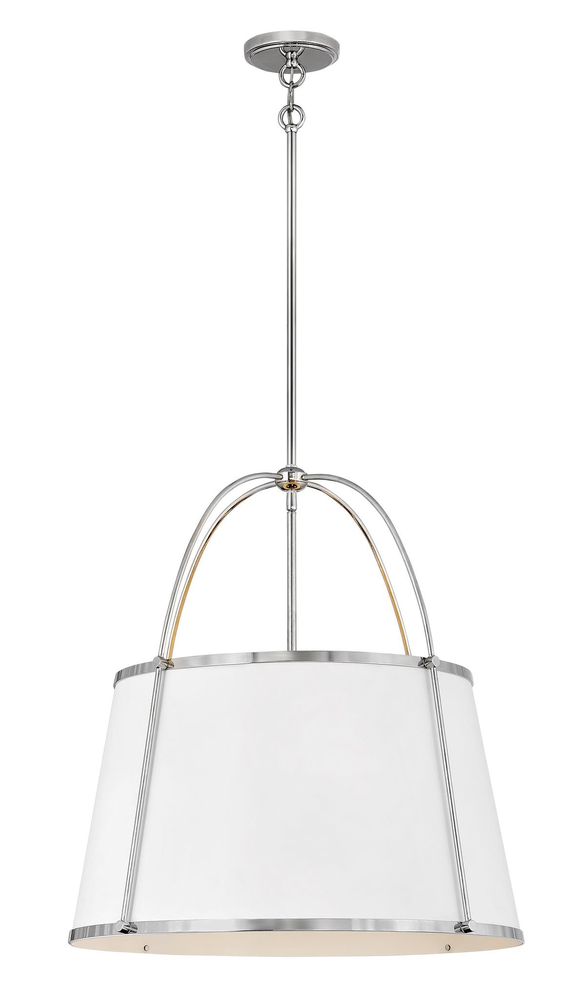 HINKLEY, CLARKE DRUM PENDANT CHANDELIER, PENDANT LIGHT
