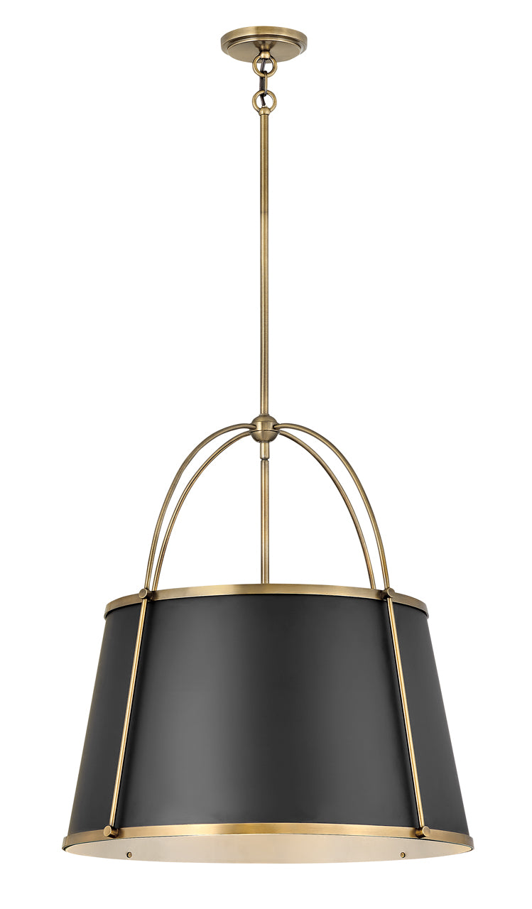 HINKLEY, CLARKE DRUM PENDANT CHANDELIER, PENDANT LIGHT