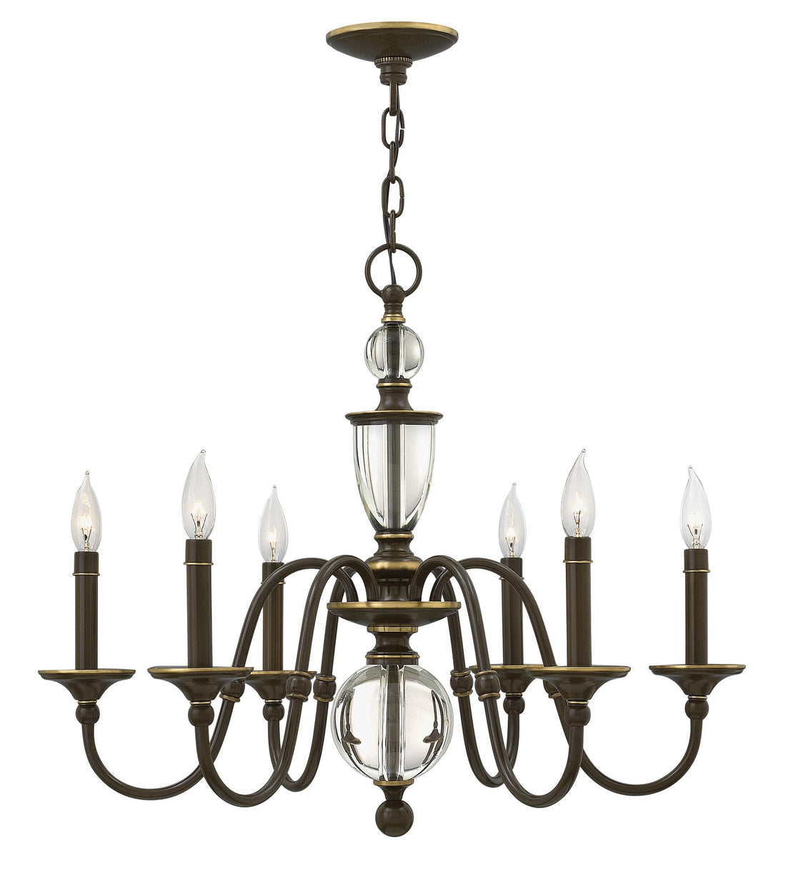 HINKLEY, ELEANOR SINGLE TIER CHANDELIER, PENDANT LIGHT