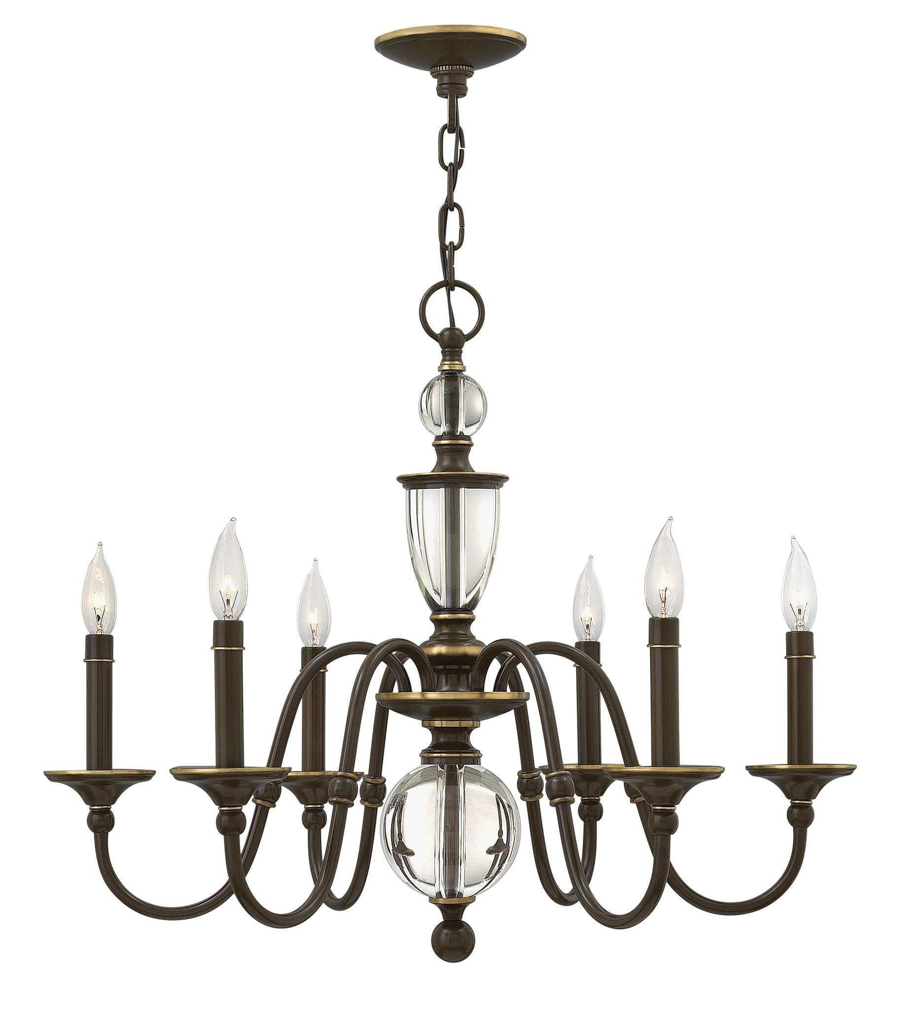 HINKLEY, ELEANOR SINGLE TIER CHANDELIER, PENDANT LIGHT