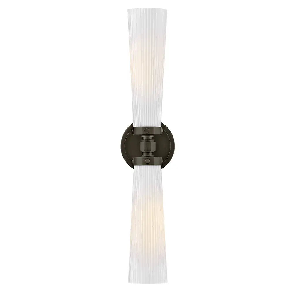 HINKLEY, JUDE LINEAR TWO LIGHT SCONCE, BATH VANITY LIGHT