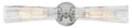 HINKLEY, JUDE LINEAR TWO LIGHT SCONCE, BATH VANITY LIGHT