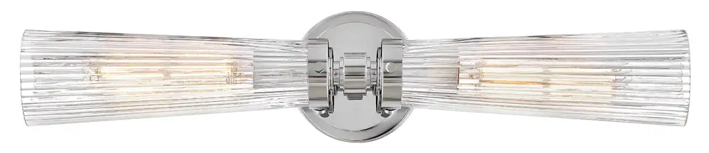 HINKLEY, JUDE LINEAR TWO LIGHT SCONCE, BATH VANITY LIGHT