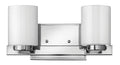HINKLEY, MILEY TWO LIGHT VANITY, BATH VANITY LIGHT