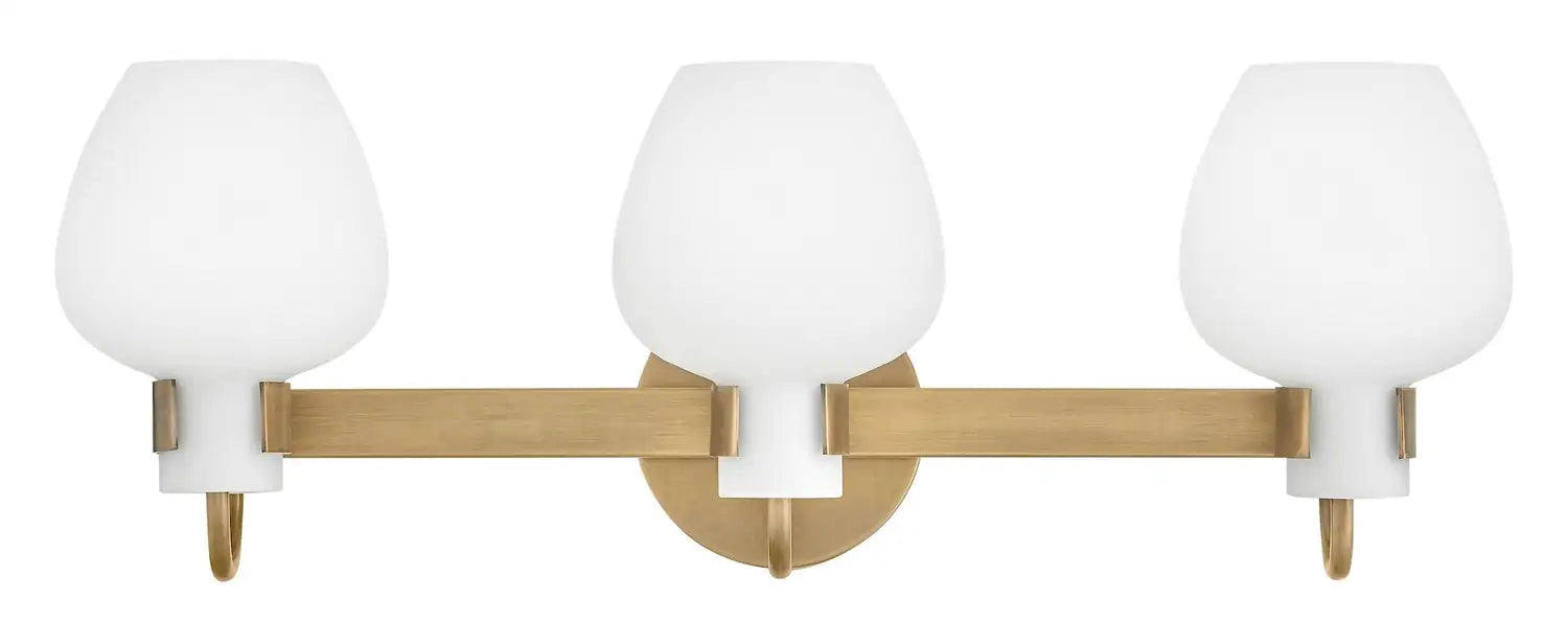 HINKLEY, SYLVIE THREE LIGHT VANITY, BATH VANITY LIGHT