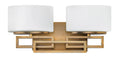 HINKLEY, LANZA TWO LIGHT VANITY, BATH VANITY LIGHT