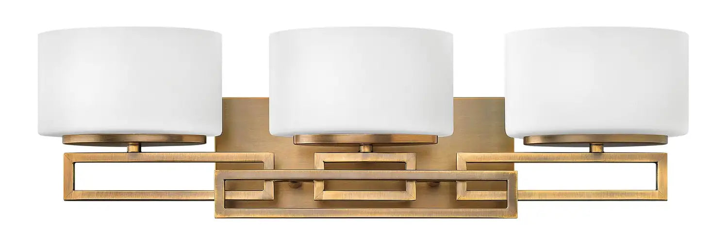 HINKLEY, LANZA THREE LIGHT VANITY, BATH VANITY LIGHT