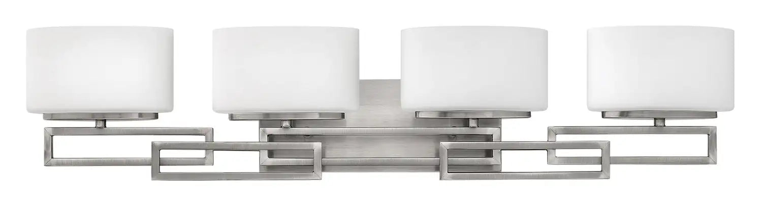 HINKLEY, LANZA FOUR LIGHT VANITY, BATH VANITY LIGHT