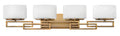 HINKLEY, LANZA FOUR LIGHT VANITY, BATH VANITY LIGHT