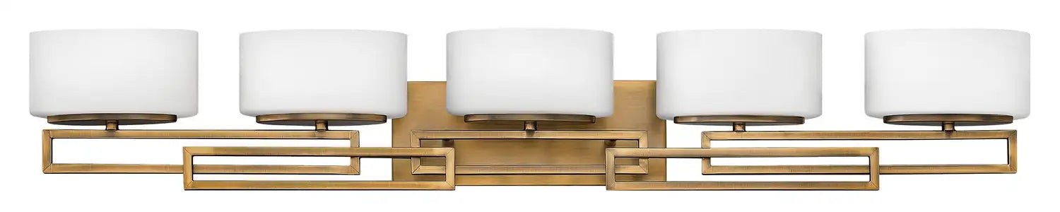 HINKLEY, LANZA FIVE LIGHT VANITY, VANITY LIGHT