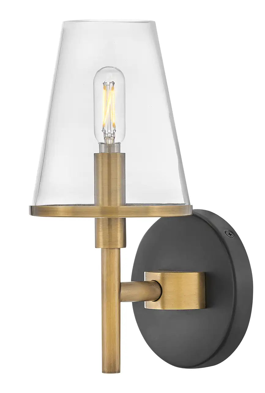 HINKLEY, MARTEN SINGLE LIGHT SCONCE, BATH VANITY LIGHT