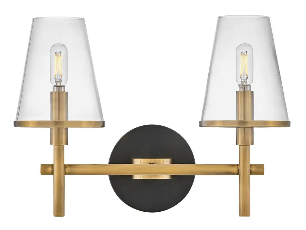 HINKLEY, MARTEN TWO LIGHT VANITY, BATH VANITY LIGHT
