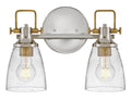 HINKLEY, EASTON TWO LIGHT VANITY, BATH VANITY LIGHT