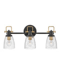 HINKLEY, EASTON THREE LIGHT VANITY, VANITY LIGHT