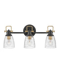 HINKLEY, EASTON THREE LIGHT VANITY, BATH VANITY LIGHT