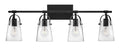 HINKLEY, FOSTER FOUR LIGHT VANITY, BATH VANITY LIGHT