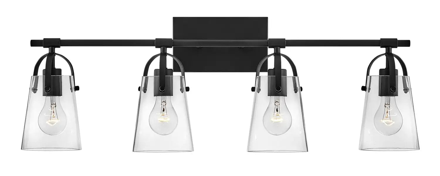 HINKLEY, FOSTER FOUR LIGHT VANITY, BATH VANITY LIGHT
