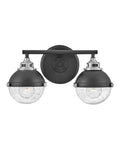 HINKLEY, FLETCHER TWO LIGHT VANITY, BATH VANITY LIGHT
