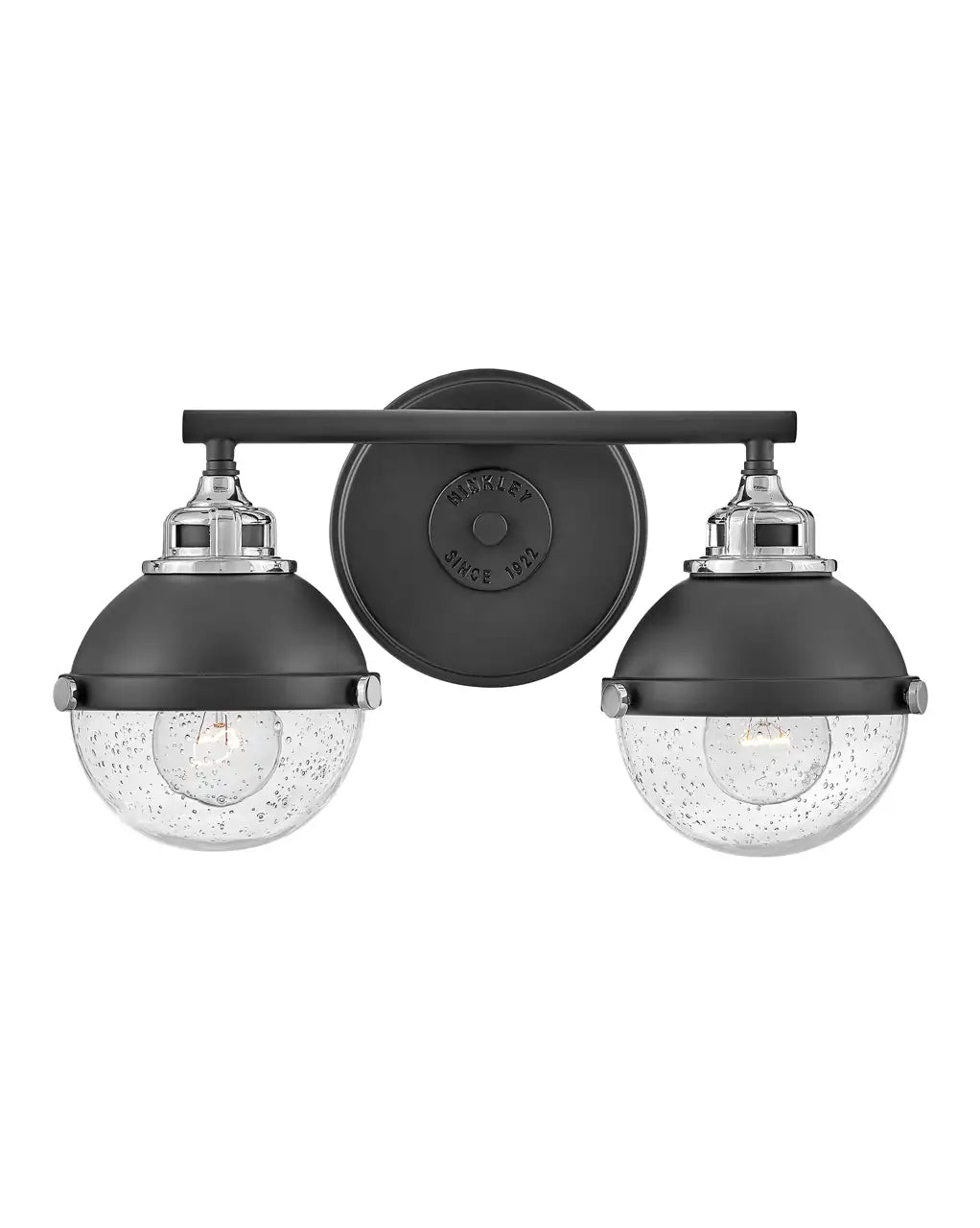 HINKLEY, FLETCHER TWO LIGHT VANITY, BATH VANITY LIGHT