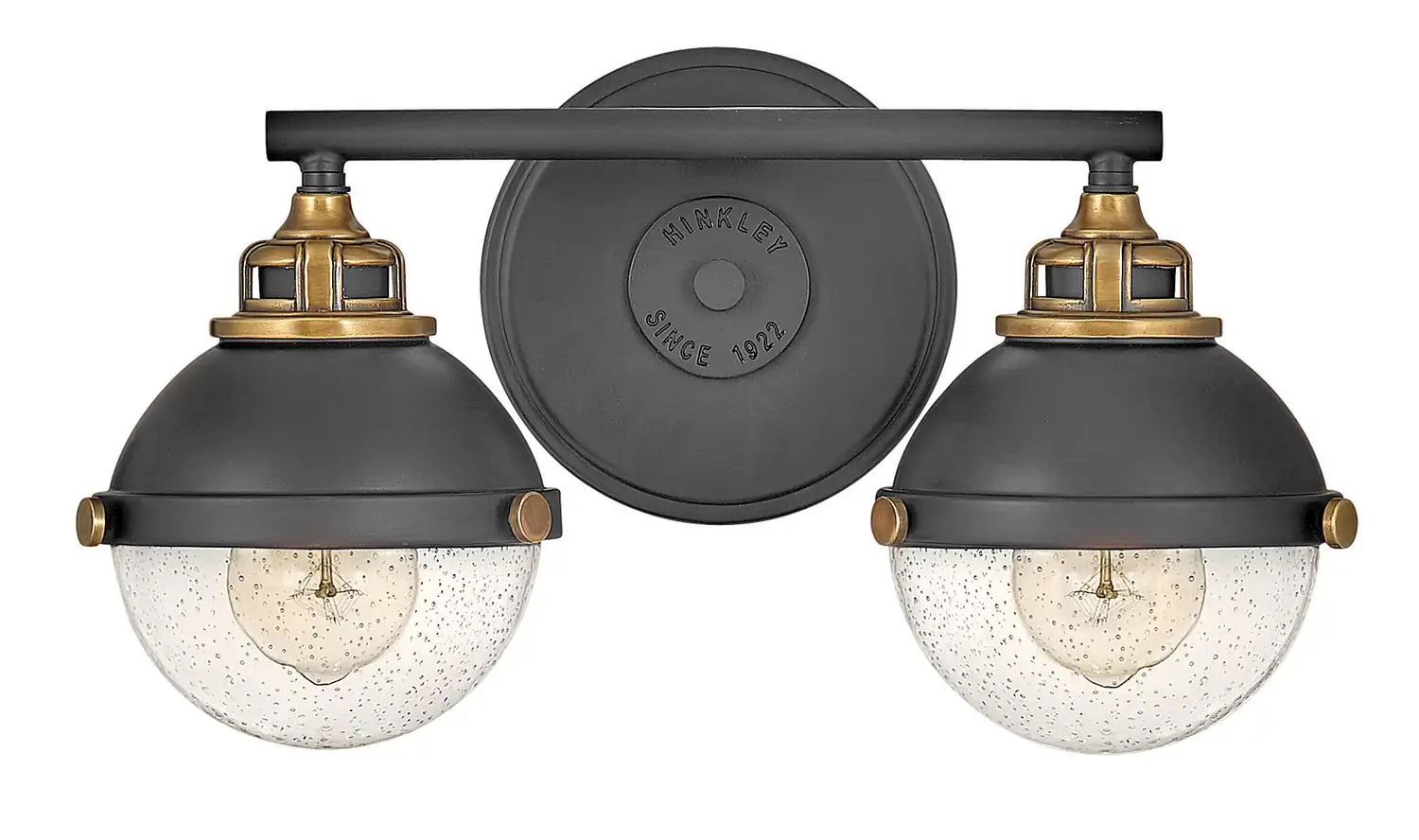 HINKLEY, FLETCHER TWO LIGHT VANITY, BATH VANITY LIGHT
