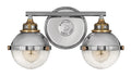 HINKLEY, FLETCHER TWO LIGHT VANITY, BATH VANITY LIGHT
