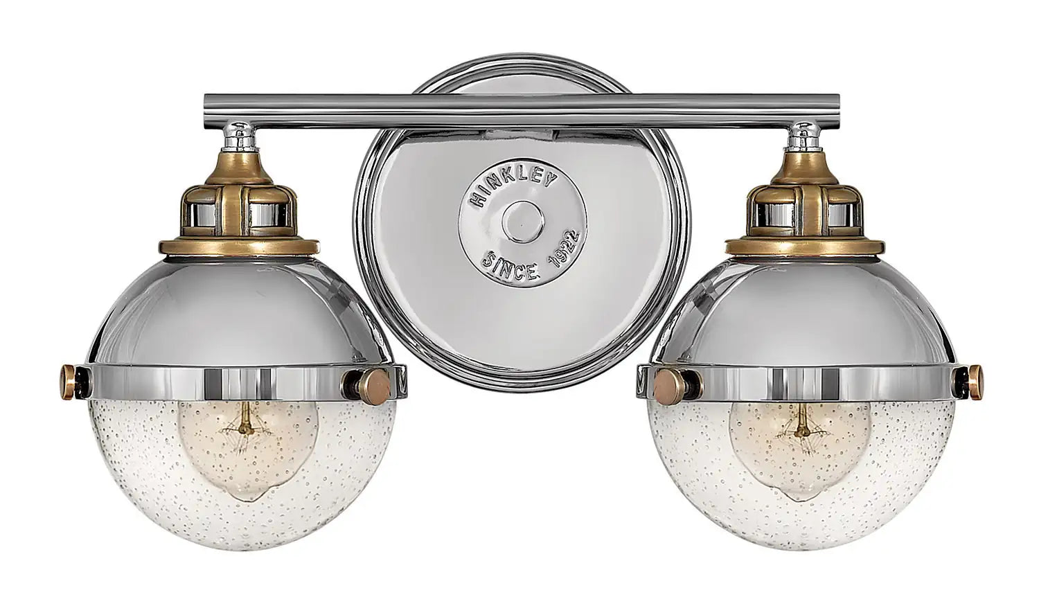 HINKLEY, FLETCHER TWO LIGHT VANITY, BATH VANITY LIGHT