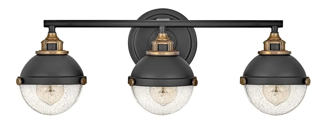 HINKLEY, FLETCHER THREE LIGHT VANITY, BATH VANITY LIGHT