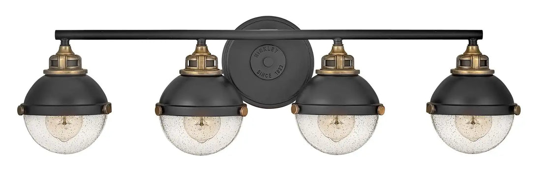 HINKLEY, FLETCHER FOUR LIGHT VANITY, BATH VANITY LIGHT