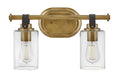 HINKLEY, HALSTEAD TWO LIGHT VANITY, BATH VANITY LIGHT