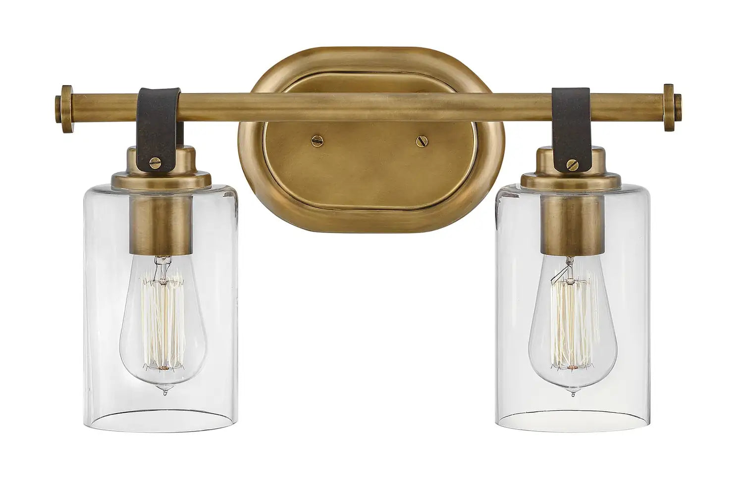 HINKLEY, HALSTEAD TWO LIGHT VANITY, BATH VANITY LIGHT