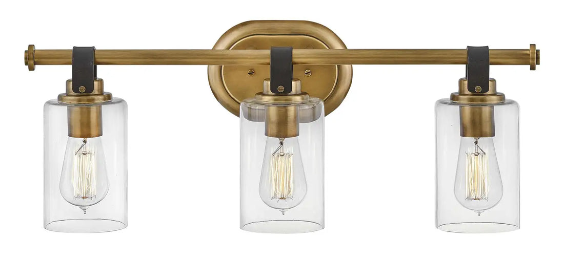 HINKLEY, HALSTEAD THREE LIGHT VANITY, BATH VANITY LIGHT