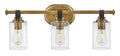 HINKLEY, HALSTEAD THREE LIGHT VANITY, BATH VANITY LIGHT