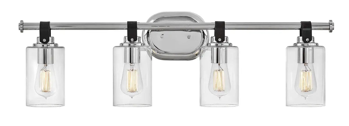 HINKLEY, HALSTEAD FOUR LIGHT VANITY, BATH VANITY LIGHT