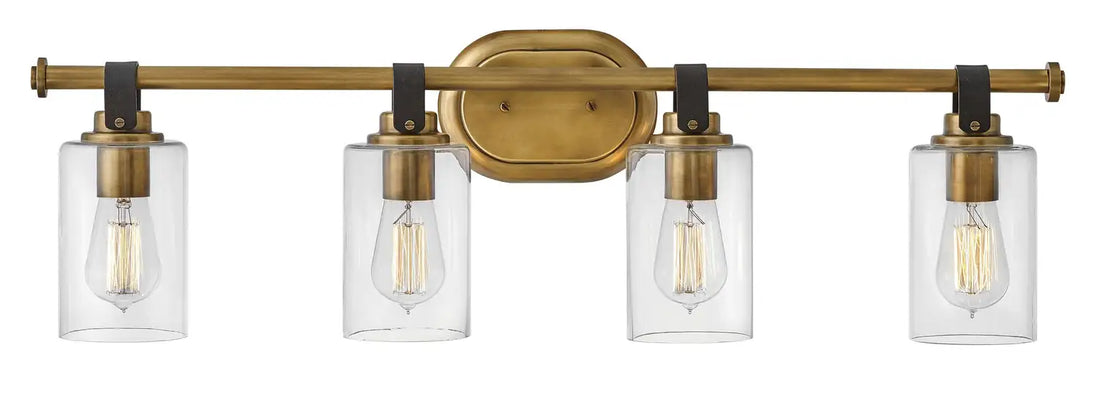 HINKLEY, HALSTEAD FOUR LIGHT VANITY, BATH VANITY LIGHT