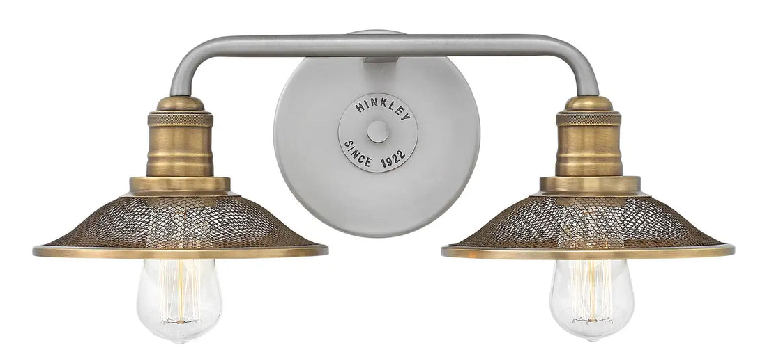 HINKLEY, RIGBY TWO LIGHT VANITY, BATH VANITY LIGHT